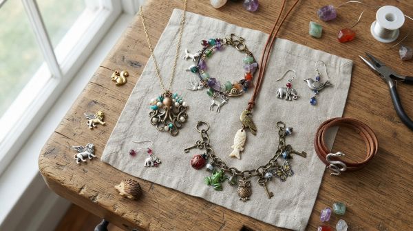 Shop one-of-a-kind animal charms to enhance your jewelry